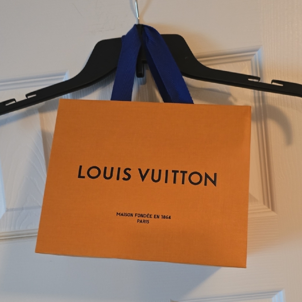 Louis Vuitton Orange Shopping Bag